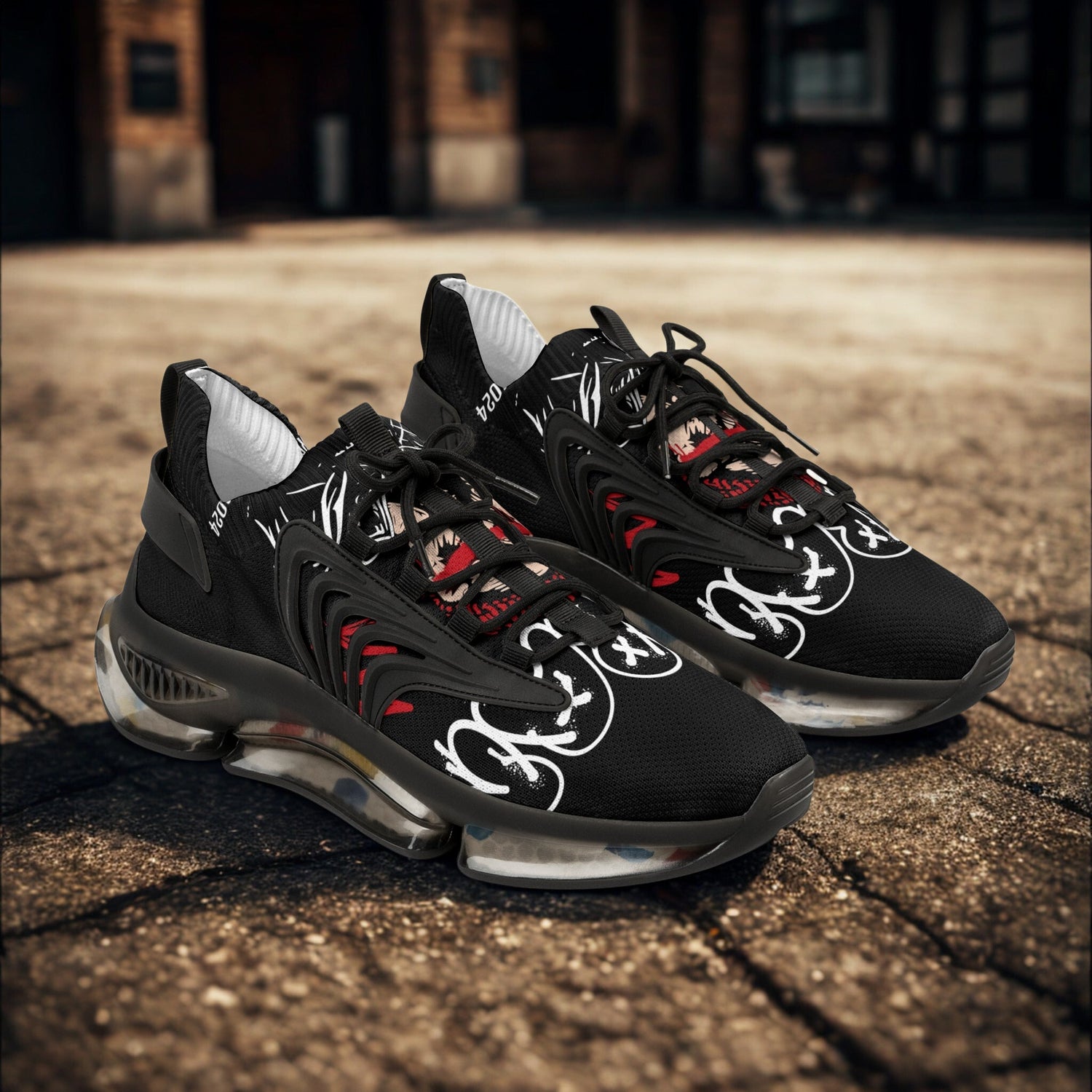 Borcelle Men's Mesh Sneakers - Comfort & Trend for Casual Outfits - LUNAE GLOW