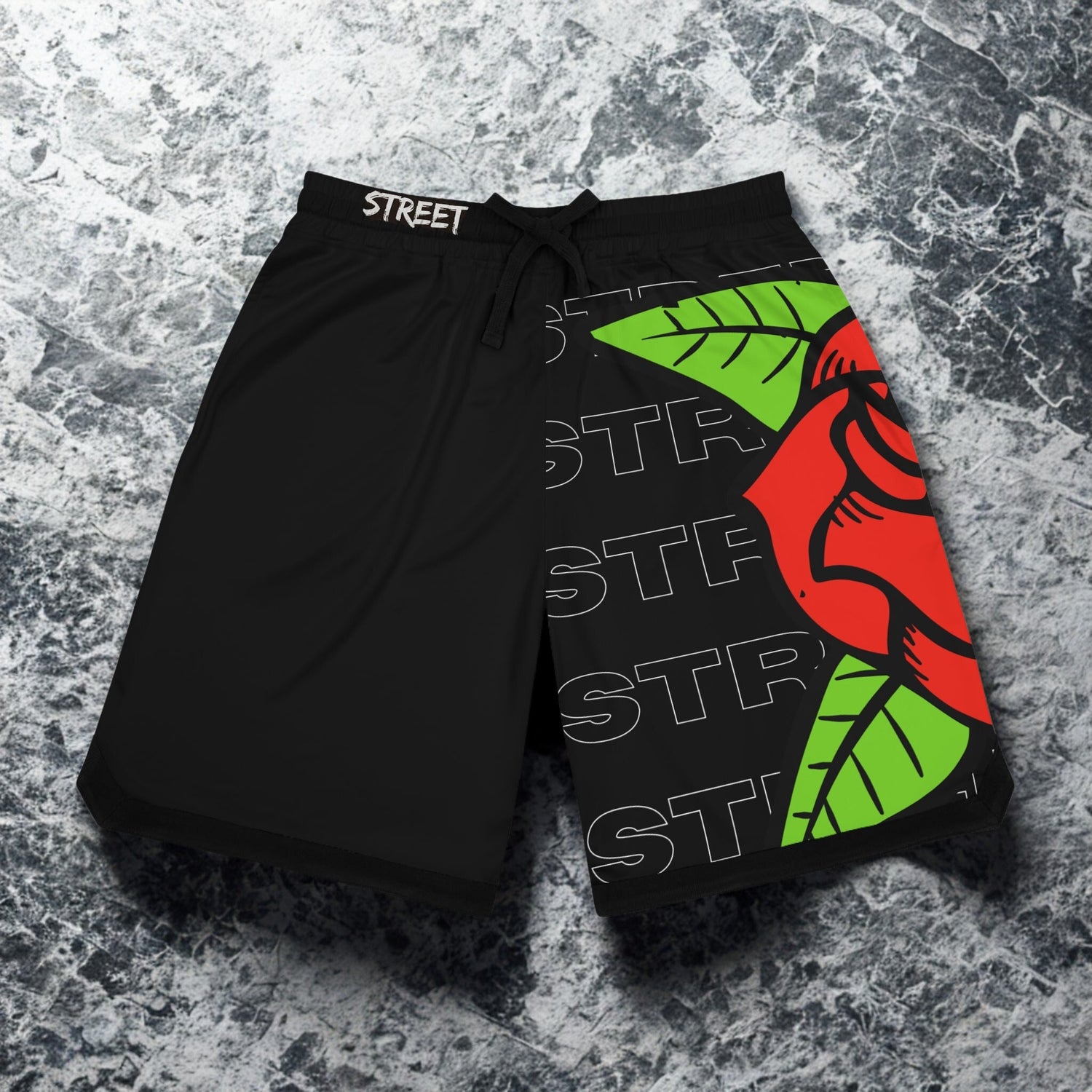 Street Style/Rose Collab Basketball Shorts,Shorts for Men - LUNAE GLOW