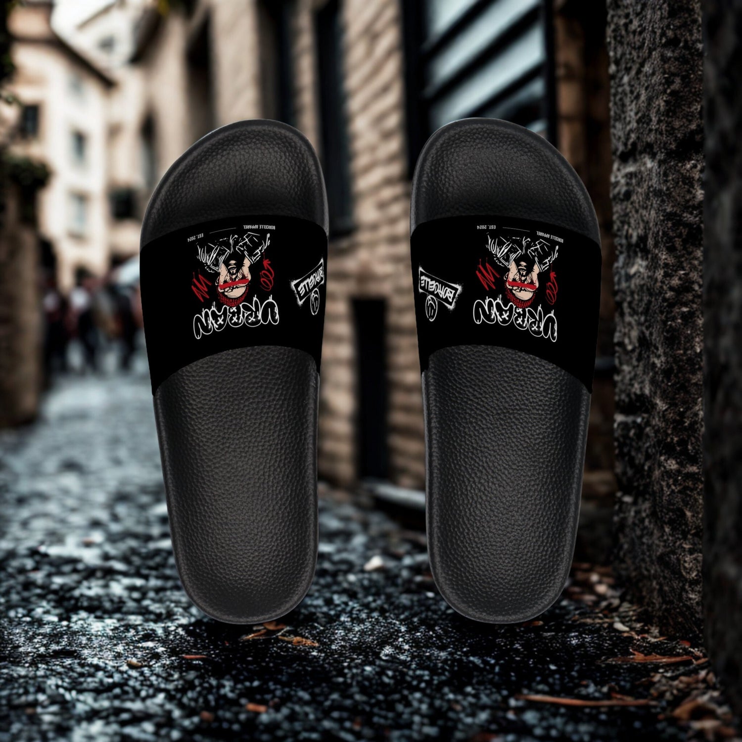 Urban Borcelle - Men's Slides - LUNAE GLOW