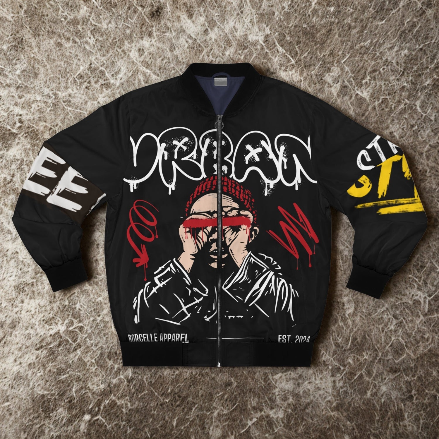 Urban/Borcelle/Street Style Collab - Unisex,Jacket - LUNAE GLOW