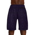 Violet Motion Shorts – Patterned Streetwear Jogger Shorts - LUNAE GLOW