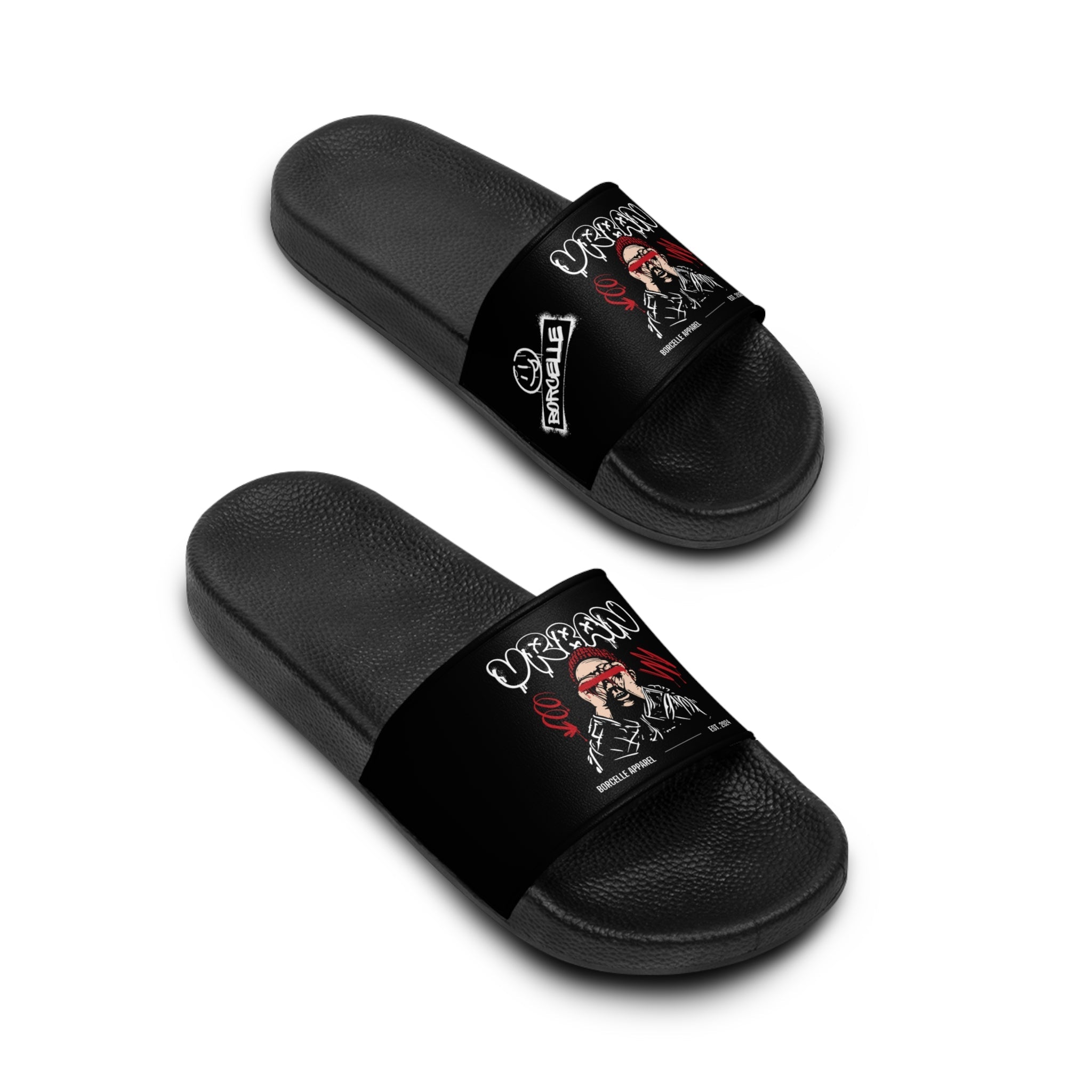 CoreSlide Graphic Slides – Streetwear Summer Sandals - LUNAE GLOW