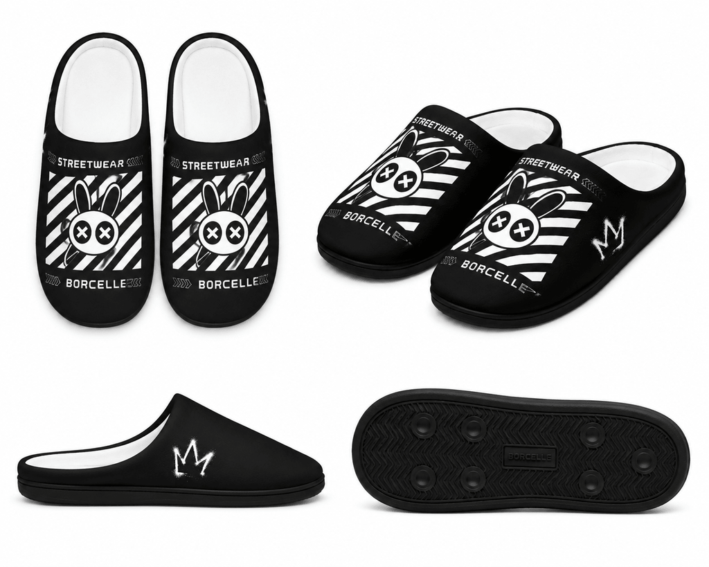 ChillCore Indoor Slippers – Plush Streetwear Lounge Slides - LUNAE GLOW