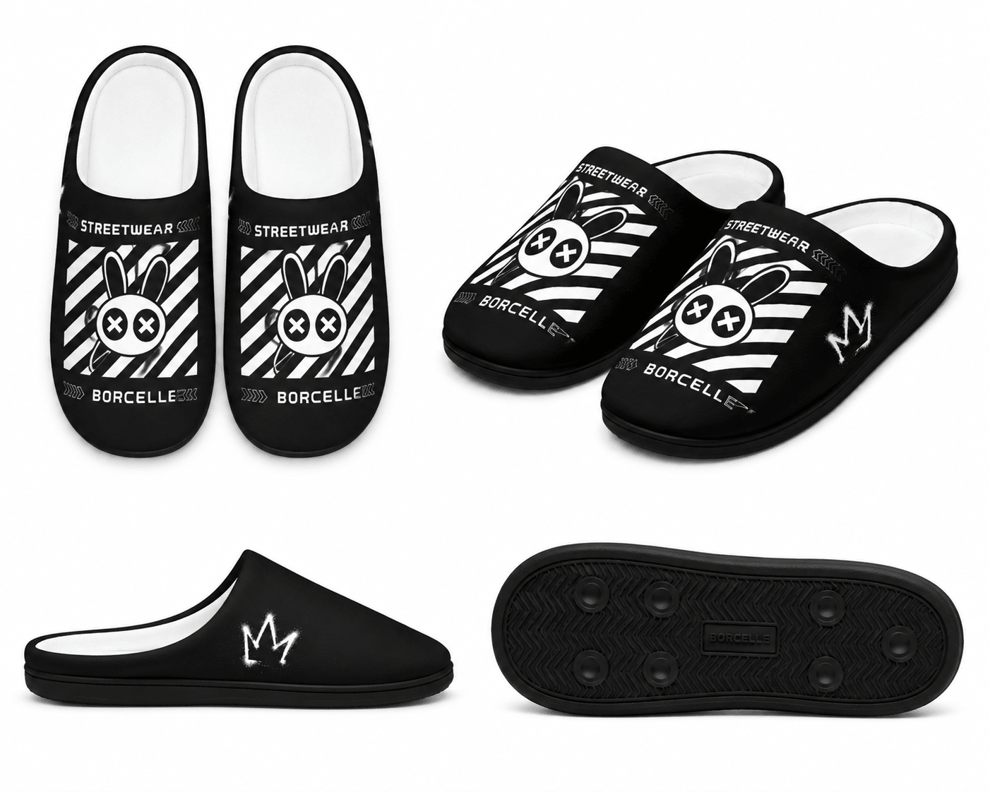 ChillCore Indoor Slippers – Plush Streetwear Lounge Slides - LUNAE GLOW