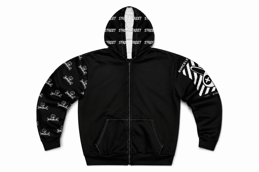 Chromatic Zip Hoodie – Oversized Artistic Streetwear Jacket - LUNAE GLOW