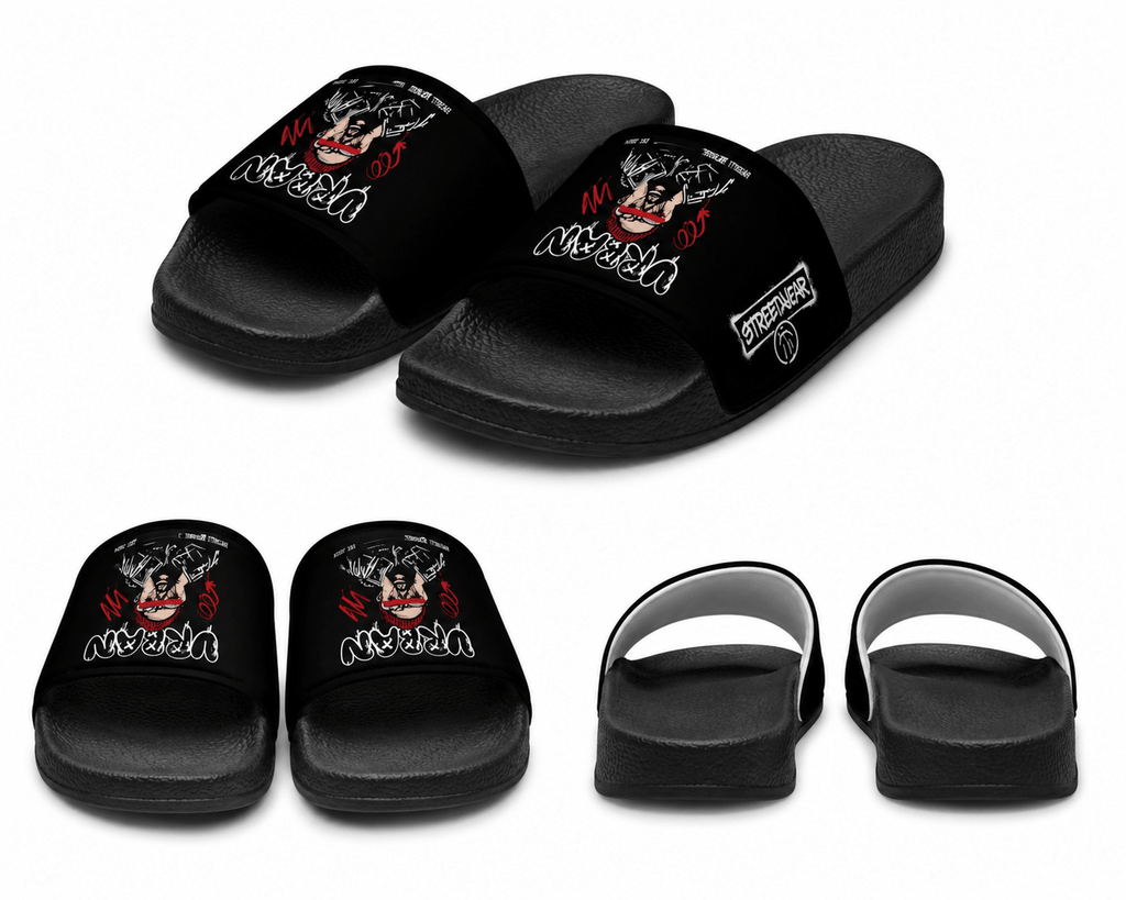 CoreSlide Graphic Slides – Streetwear Summer Sandals - LUNAE GLOW