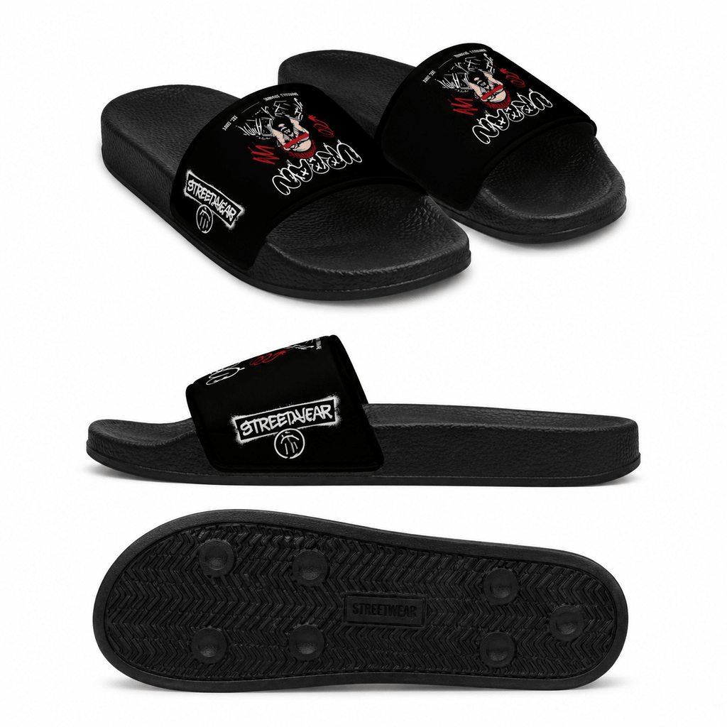 CoreSlide Graphic Slides – Streetwear Summer Sandals - LUNAE GLOW