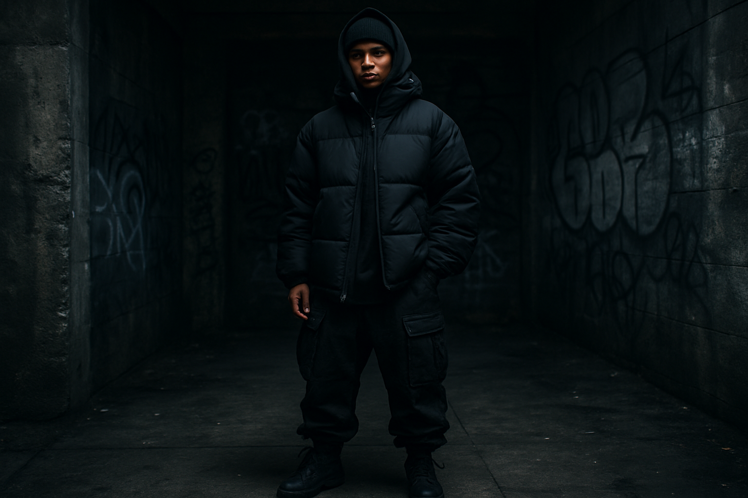 frontline pic for my store streetwear clothing dope background dark too and no words on picture only design