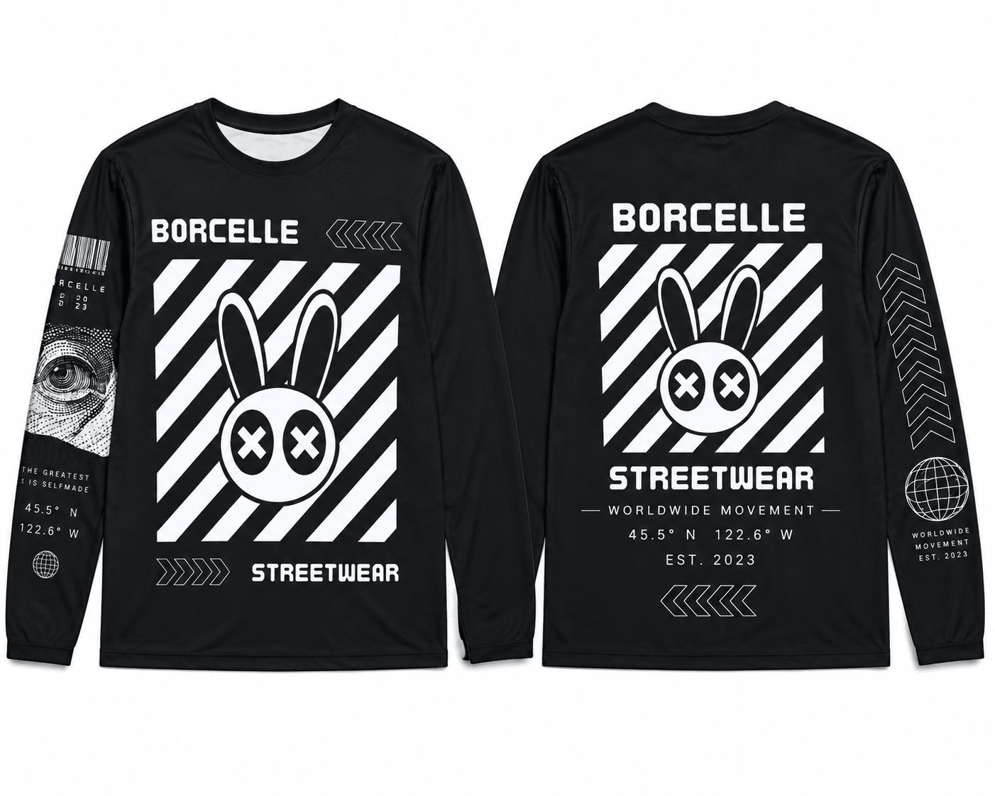 Graff Core Long Sleeve – Premium AOP Streetwear Shirt - LUNAE GLOW