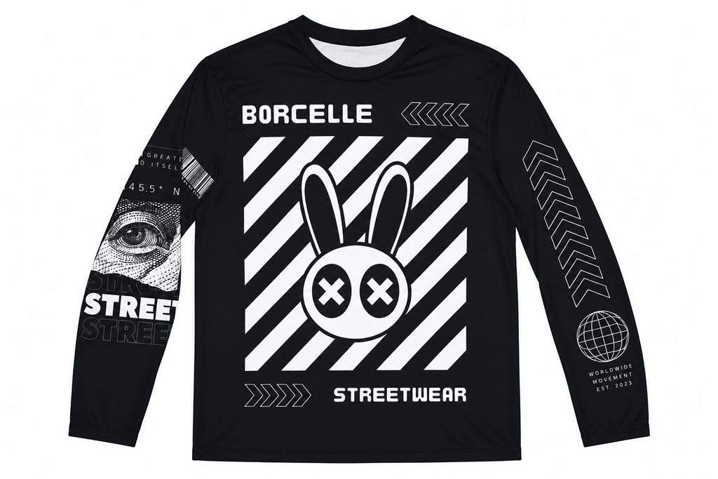 Graff Core Long Sleeve – Premium AOP Streetwear Shirt - LUNAE GLOW