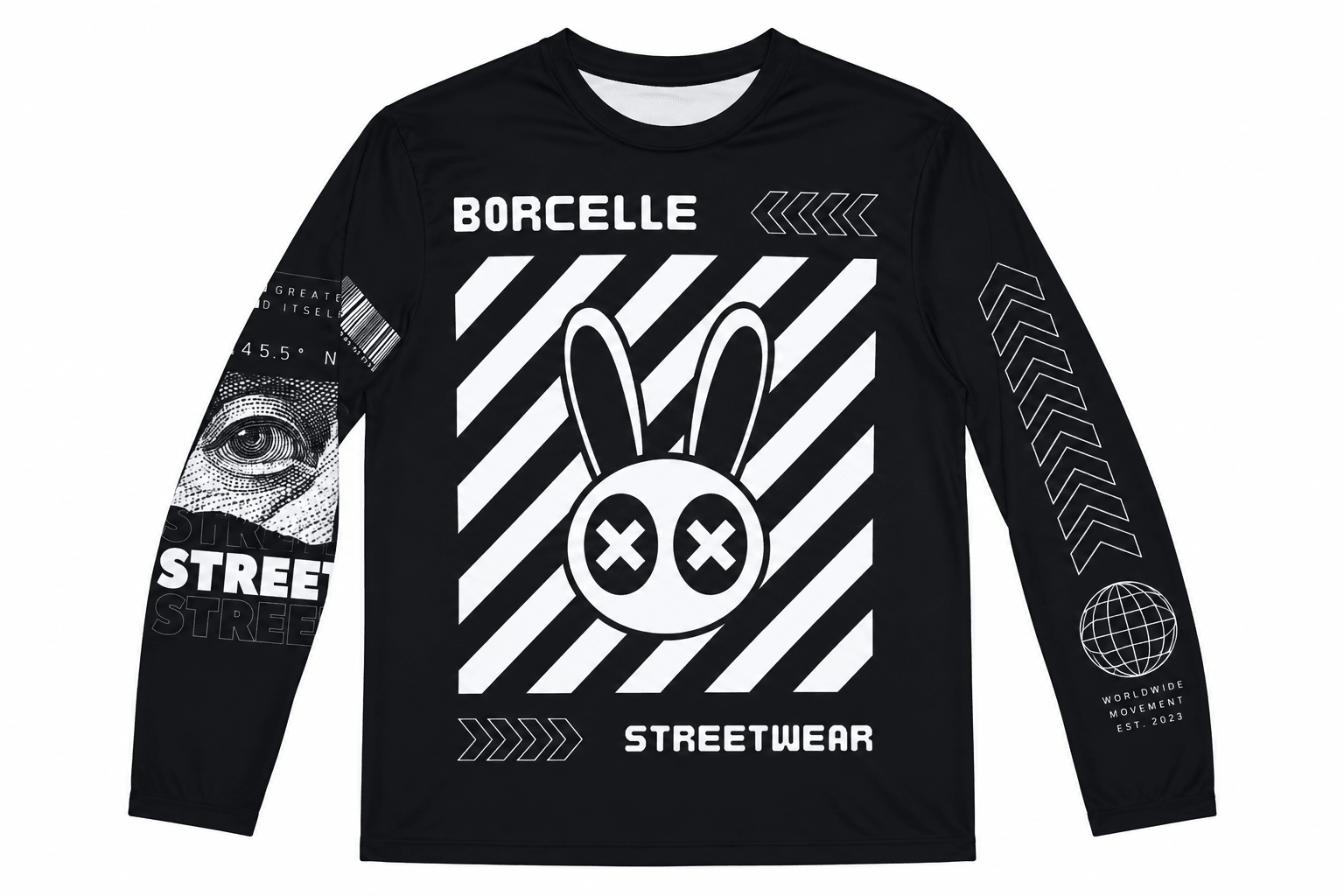 Graff Core Long Sleeve – Premium AOP Streetwear Shirt - LUNAE GLOW