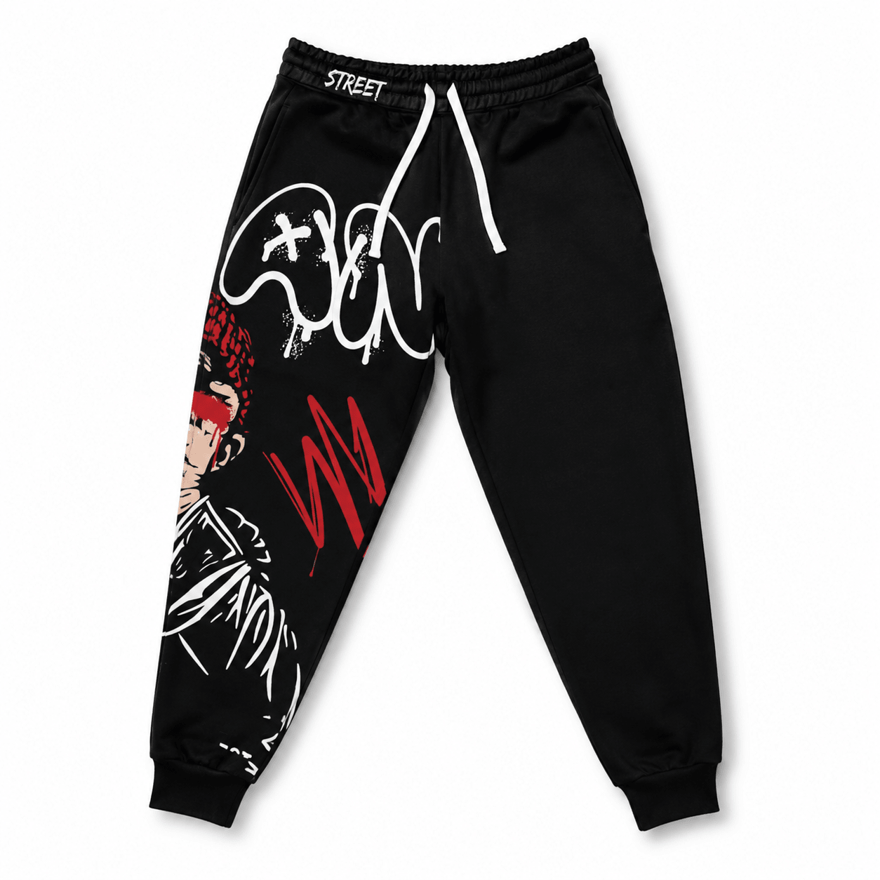 Graff Motion Joggers – Street Art Graphic Athletic Pants - LUNAE GLOW