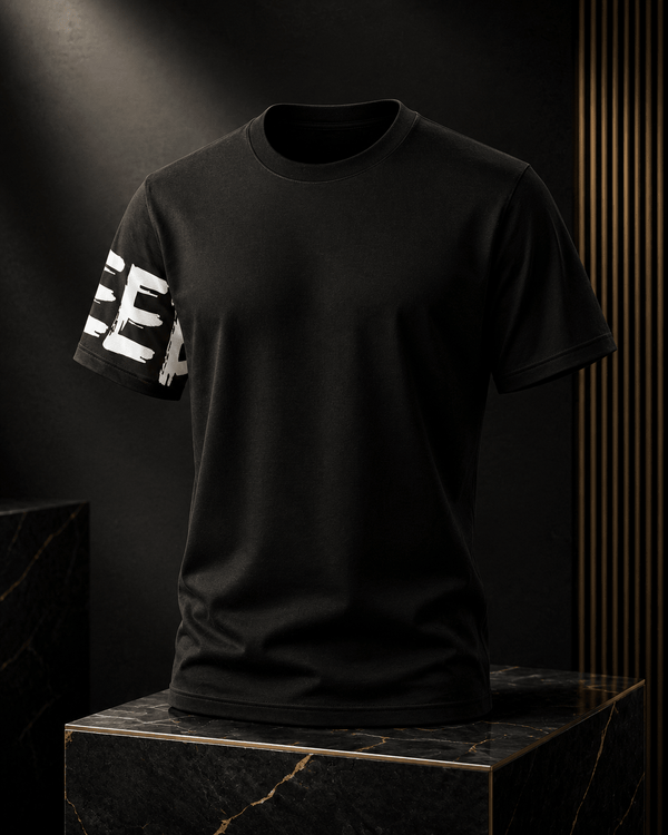 Men's Premium Cut & Sew Graphic T-Shirt – Streetwear Essential Tee - LUNAE GLOW