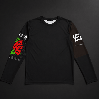 Rogue Script Long Sleeve – Bold Graphic Streetwear Shirt - LUNAE GLOW