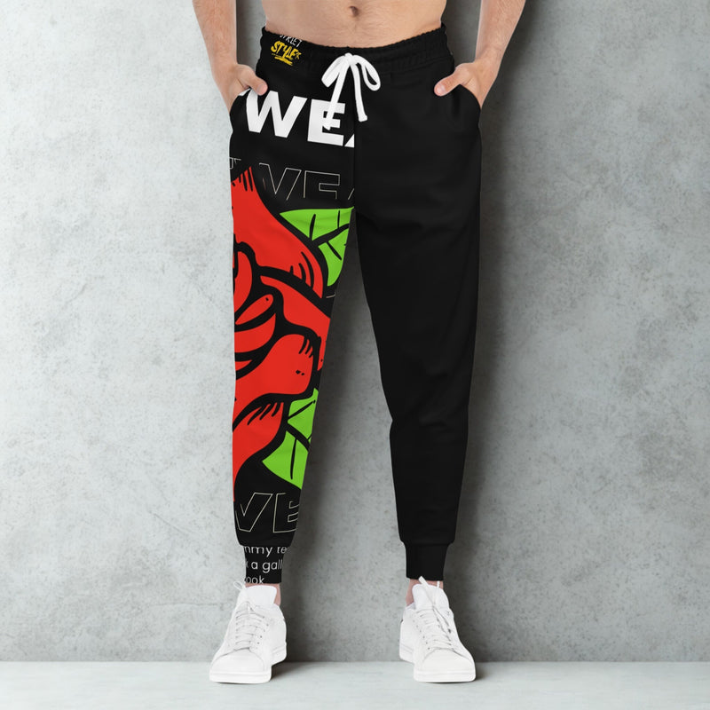 Street Style/rose Collab - Athletic Joggers - LUNAE GLOW