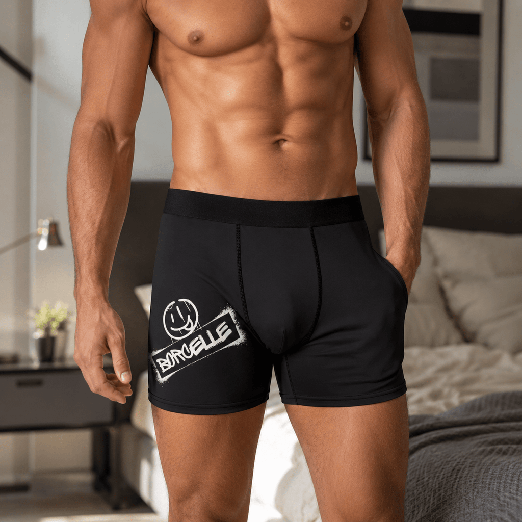 StreetCore Graphic Boxer Briefs – Lightweight Streetwear Underwear - LUNAE GLOW