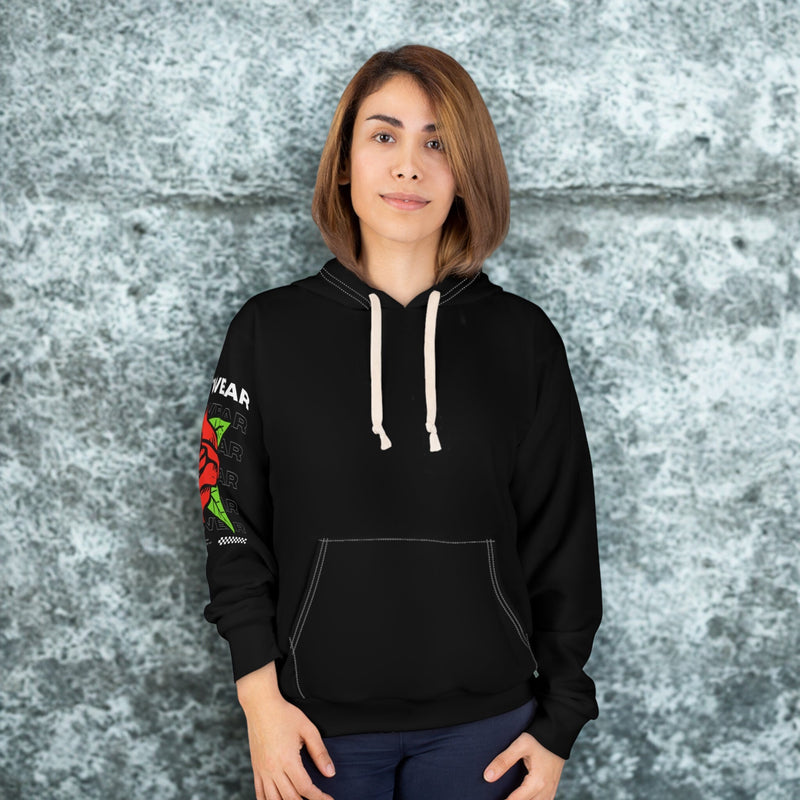 Street/rose Collab Hoodie, Unisex, Urban Style Apparel - LUNAE GLOW