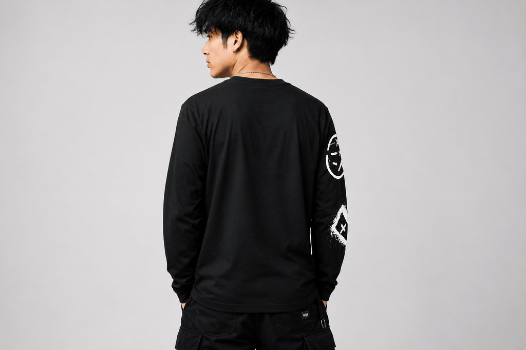 Urban Graff Long Sleeve – Street Art Graphic Shirt - LUNAE GLOW