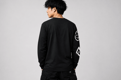 Urban Graff Long Sleeve – Street Art Graphic Shirt - LUNAE GLOW