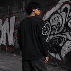 Urban Graff Long Sleeve – Street Art Graphic Shirt - LUNAE GLOW