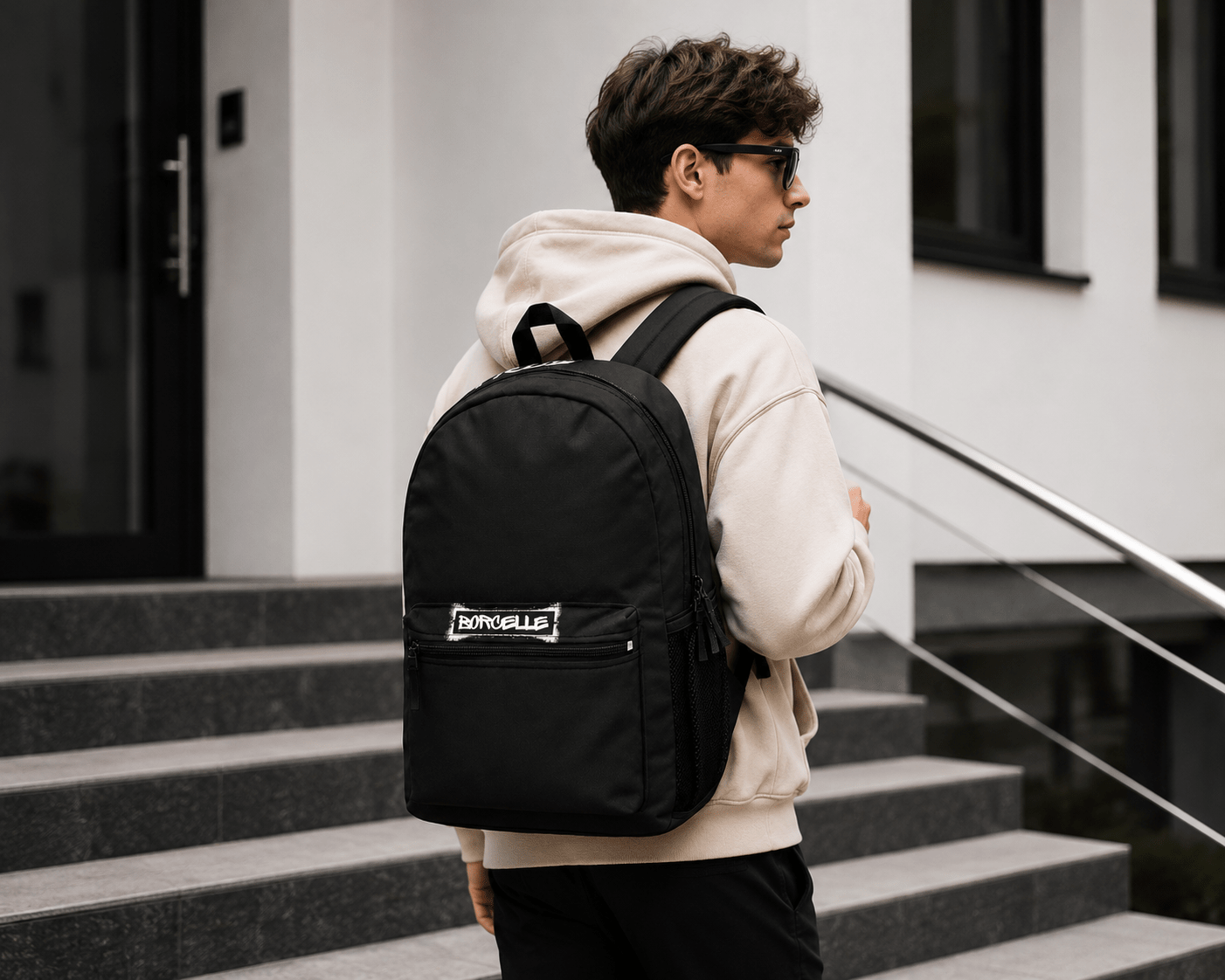 Urban Streetwear Backpack - Trendy Everyday Bag - LUNAE GLOW