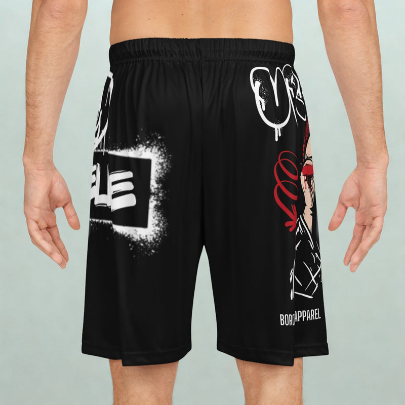 Urban/Borcelle Collab - Basketball Shorts - LUNAE GLOW